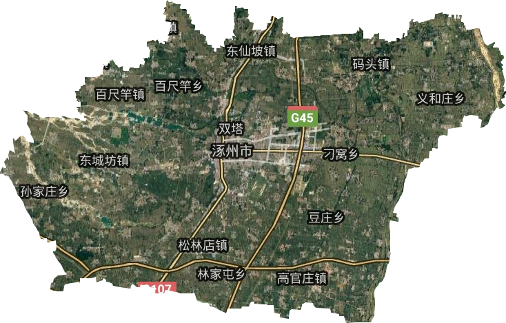 涿州市衛(wèi)星圖