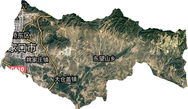 橋東區衛星圖