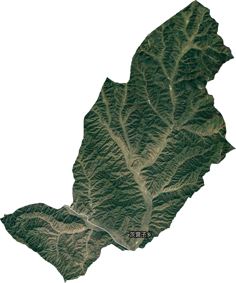 茨營子鄉衛星圖