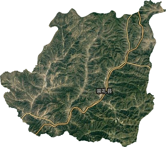 崇禮區(qū)衛(wèi)星圖