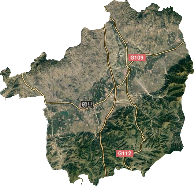 蔚縣衛(wèi)星圖