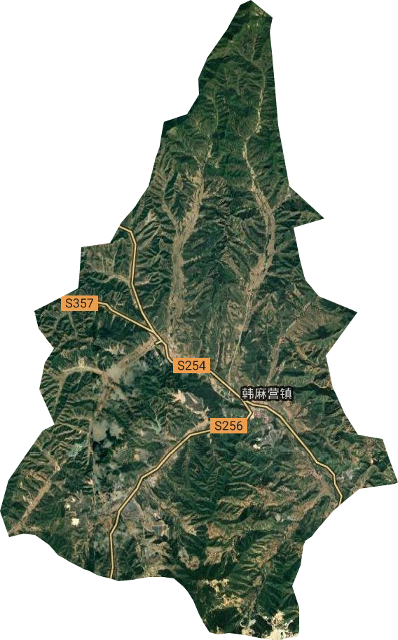 韓麻營鎮(zhèn)衛(wèi)星圖
