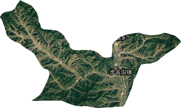 步古溝鎮(zhèn)衛(wèi)星圖