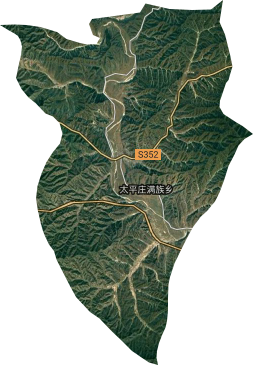 太平莊滿族鄉衛星圖
