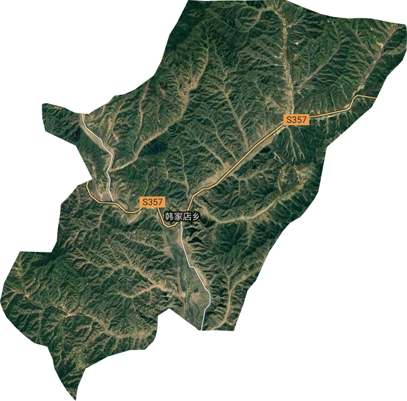韓家店鄉衛星圖