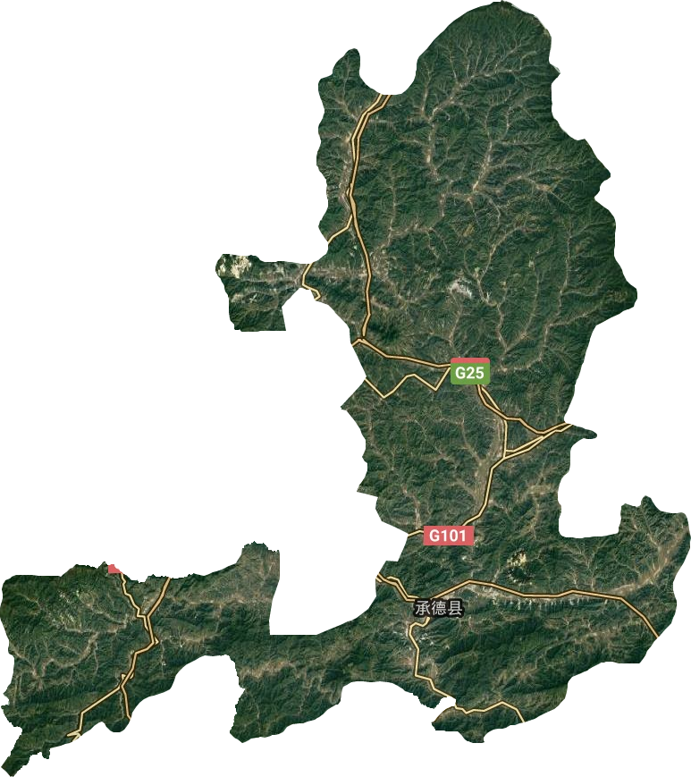 承德縣衛(wèi)星圖
