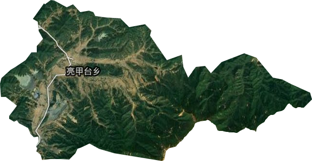亮甲臺鎮衛星圖