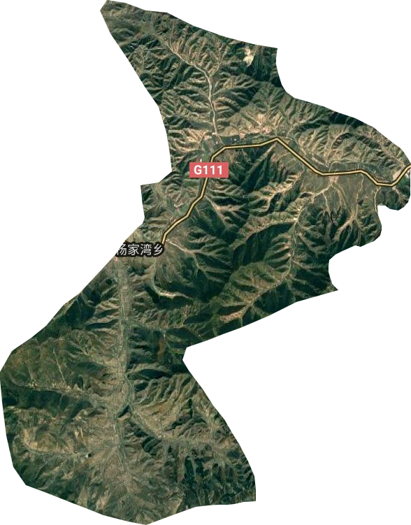 楊家灣鄉(xiāng)衛(wèi)星圖