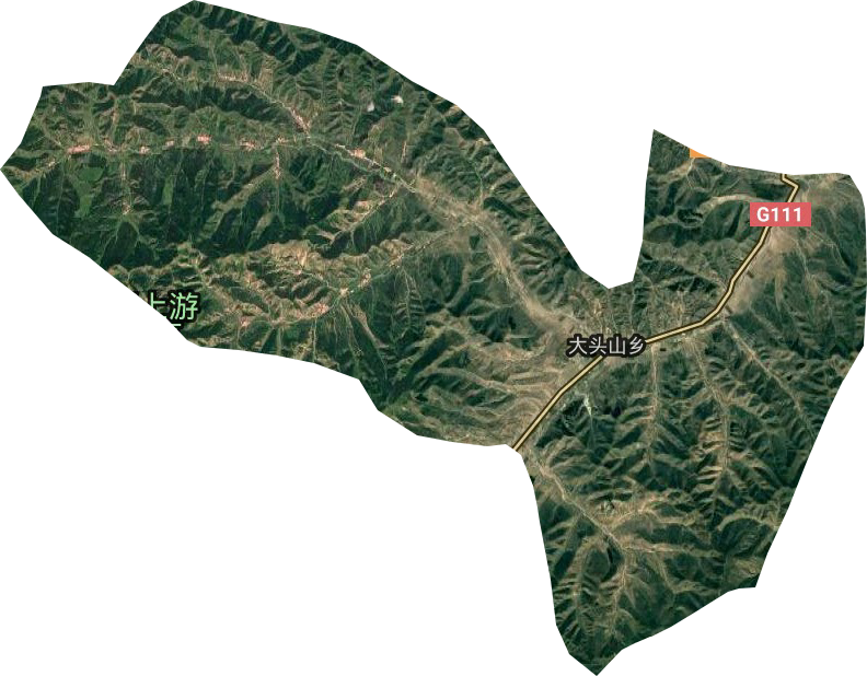 大頭山鄉衛星圖