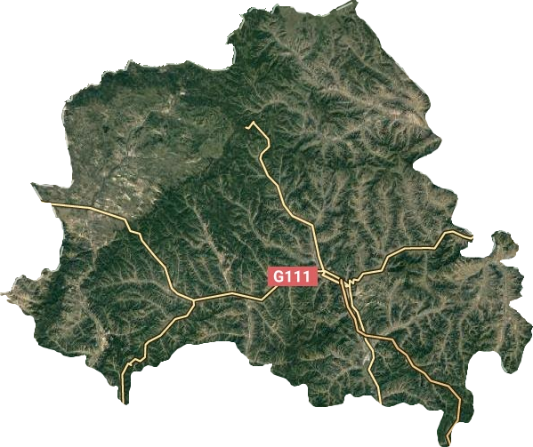 圍場滿族蒙古族自治縣衛星圖