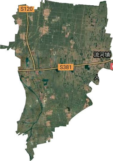 流河鎮(zhèn)衛(wèi)星圖