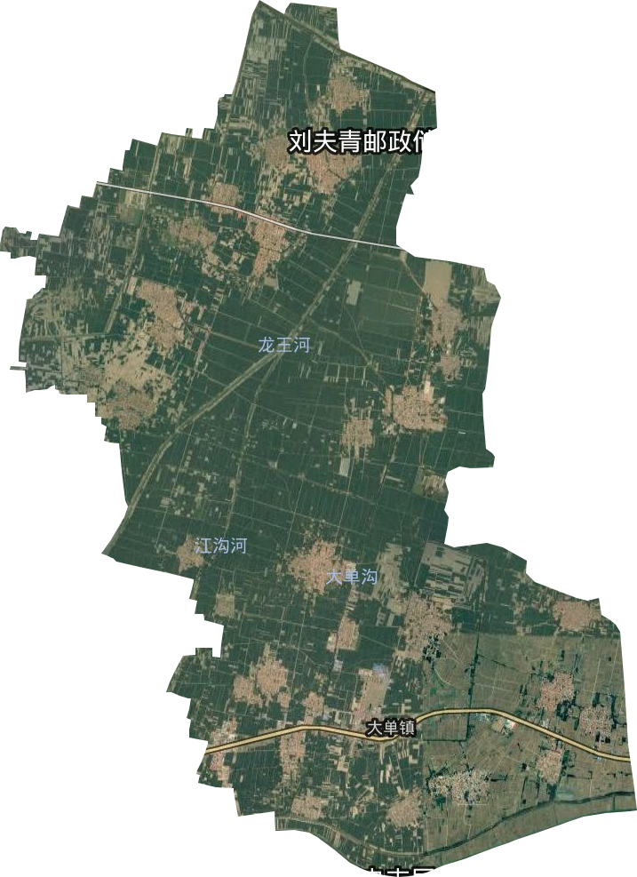 大單鎮衛星圖
