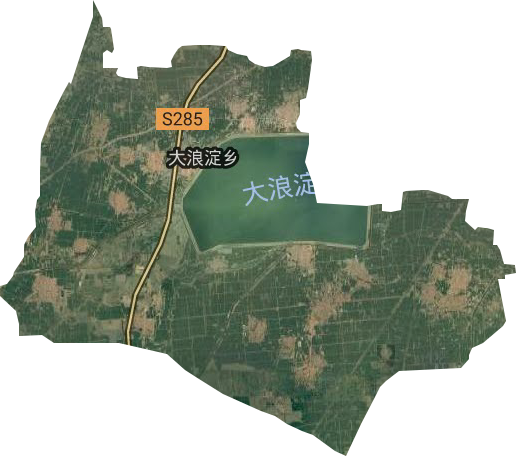 大浪淀鄉衛星圖