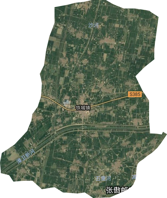 鐵城鎮衛星圖