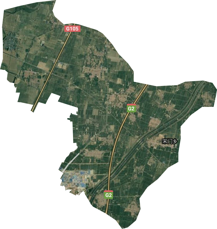 宋門鄉衛星圖
