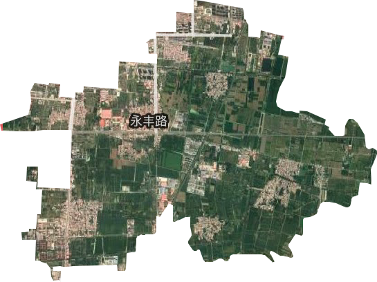 永豐路街道衛星圖