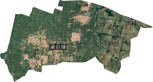 梁召鎮衛星圖