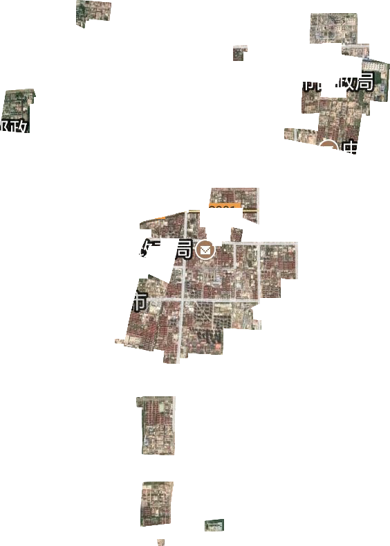 華北石油管理局衛星圖