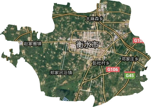 桃城區衛星圖