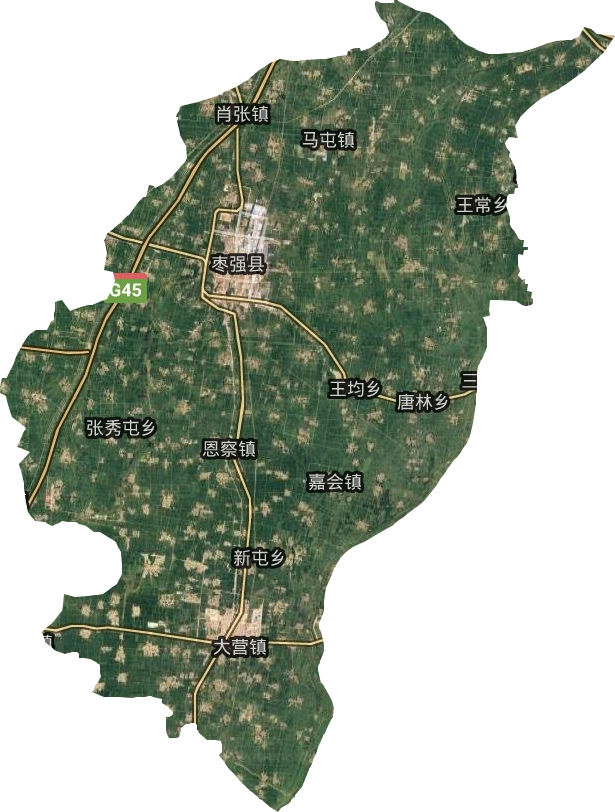 棗強縣衛星圖