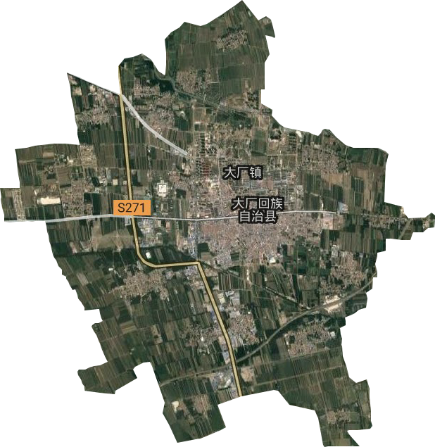 大廠鎮衛星圖