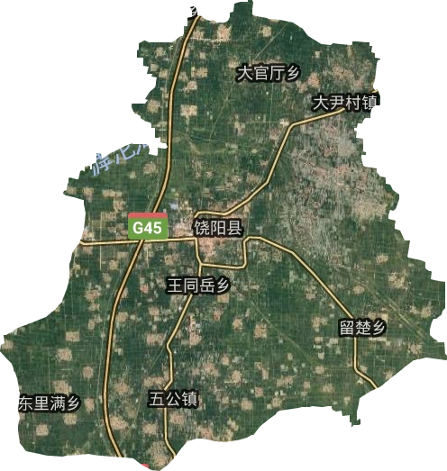 饒陽縣衛星圖