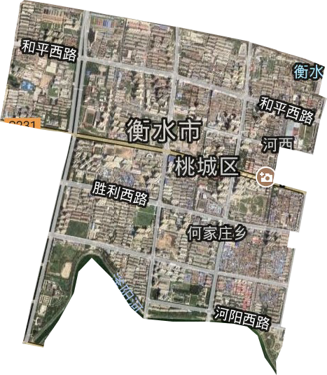 中華街道衛星圖