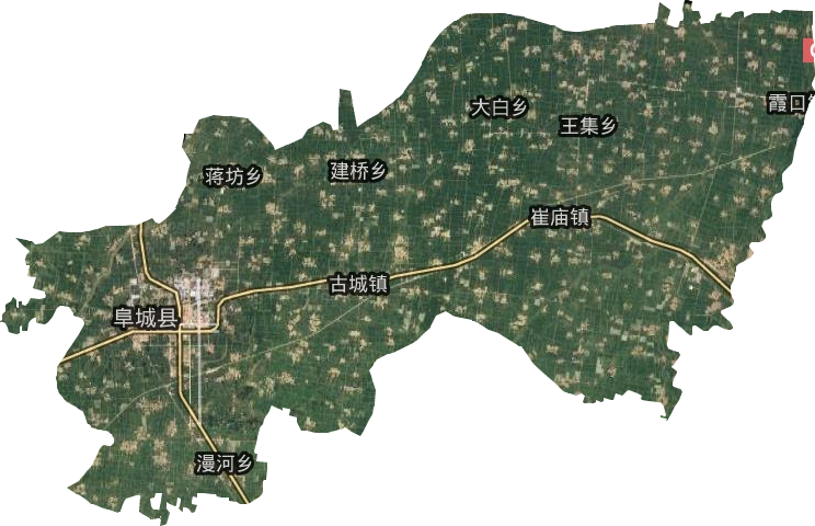 阜城縣衛星圖