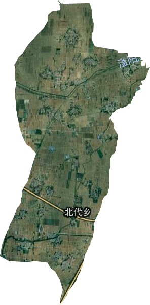 北代鄉衛星圖