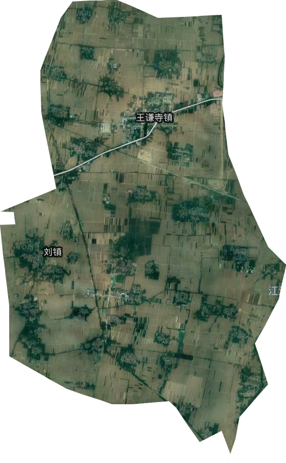 王謙寺鎮衛星圖