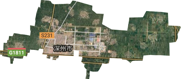 深州鎮(zhèn)衛(wèi)星圖