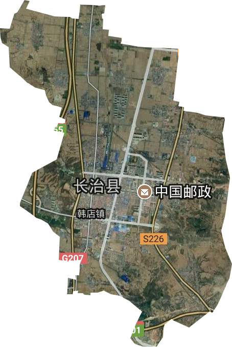韓店鎮(zhèn)衛(wèi)星圖