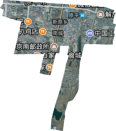 南城街道衛星圖