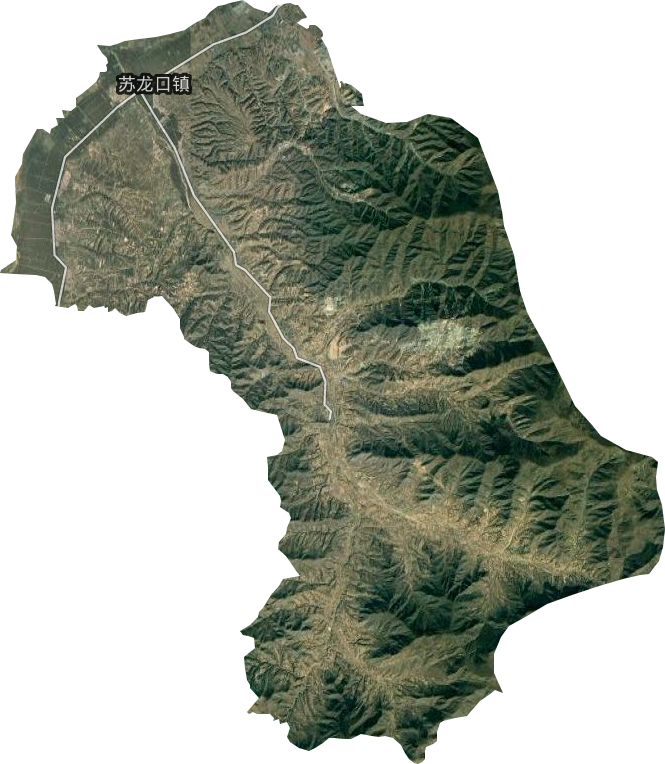 蘇龍口鎮衛星圖