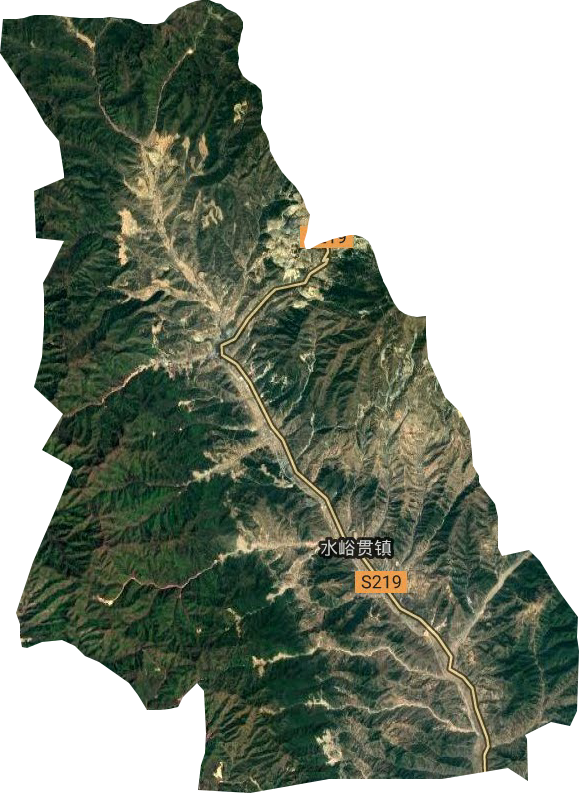 水峪貫鎮衛星圖