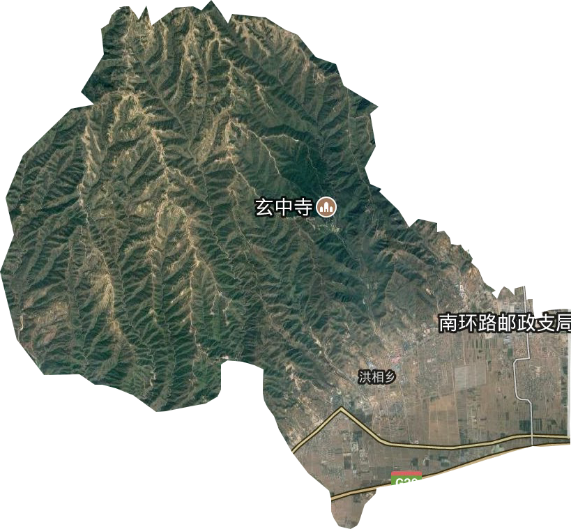 洪相鄉衛星圖