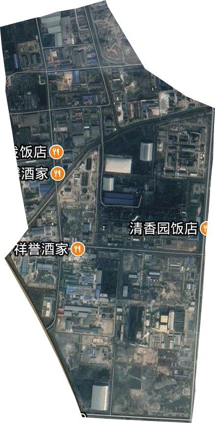 夏家營生態工業園區管委會衛星圖