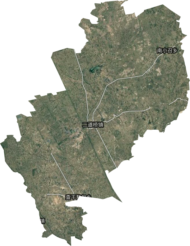 二道橋鎮(zhèn)衛(wèi)星圖