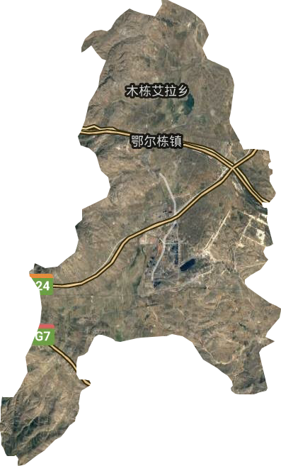 鄂爾棟鎮(zhèn)衛(wèi)星圖