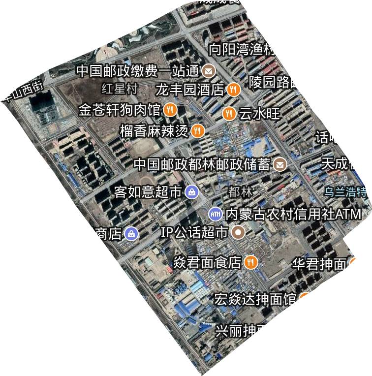 都林辦事處衛星圖