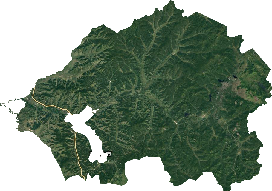 阿爾山市天池鎮衛星圖