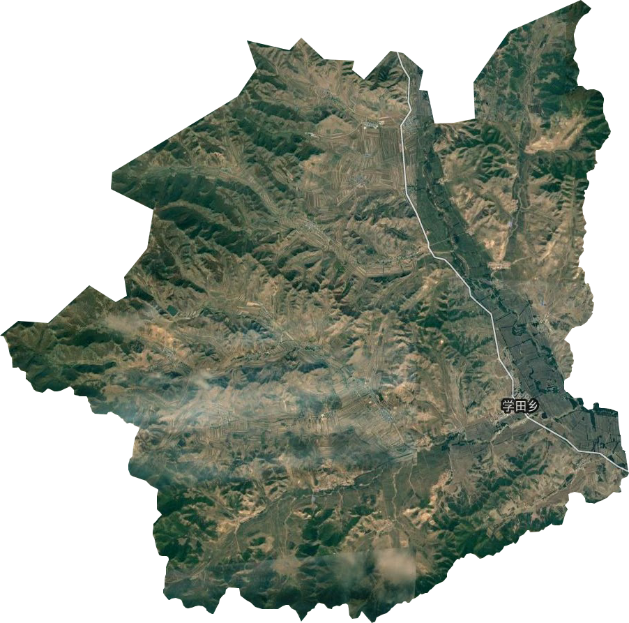 學(xué)田鄉(xiāng)衛(wèi)星圖