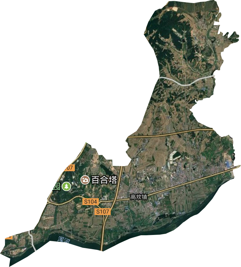 高坎街道衛(wèi)星圖