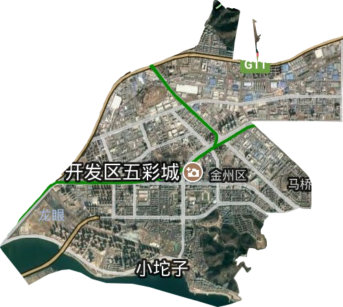 馬橋子街道衛星圖