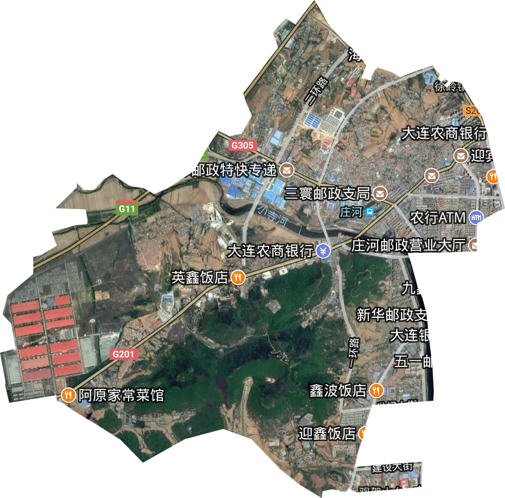 新華街道衛星圖