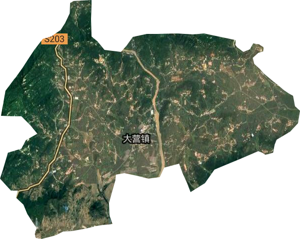 大營鎮(zhèn)衛(wèi)星圖