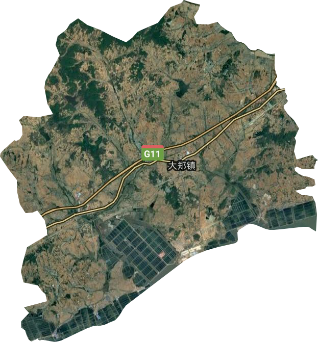 大鄭鎮衛星圖