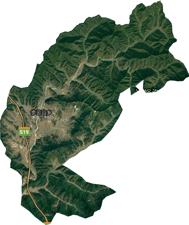 步云山鄉衛星圖