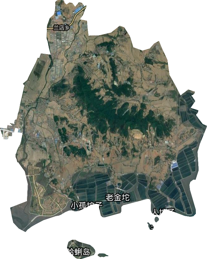 蘭店鄉衛星圖