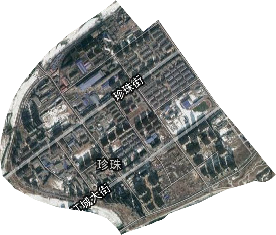 珍珠街道衛(wèi)星圖